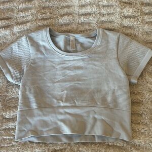 OFFLINE by Aerie Sidewalk Seamless Cropped T-Shirt light purple💜💜